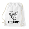 PRINTFASHION Reel Goats - Sportzsák, Tornazsák - Fehér