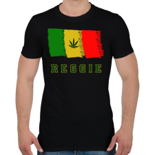 PRINTFASHION reggie - Férfi póló - Fekete férfi póló