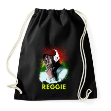PRINTFASHION REGGIE PORTRÉ - Sportzsák, Tornazsák - Fekete tornazsák