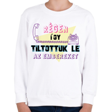 PRINTFASHION Régi letiltás - Gyerek pulóver - Fehér gyerek pulóver, kardigán