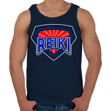 PRINTFASHION REIKI - Férfi atléta - Sötétkék