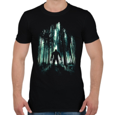 PRINTFASHION Rejtélyes alak - Férfi póló - Fekete férfi póló