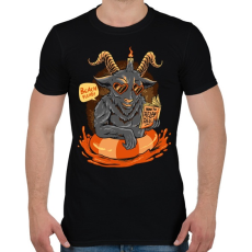 PRINTFASHION Relax a pokolban - Férfi póló - Fekete