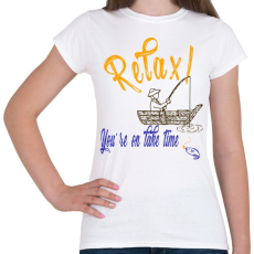 PRINTFASHION RELAX - Női póló - Fehér