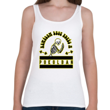 PRINTFASHION Remélem lesz edzés - Női atléta - Fehér női trikó