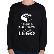 PRINTFASHION remélem rálépsz egy Legora - Gyerek pulóver - Fekete gyerek pulóver, kardigán