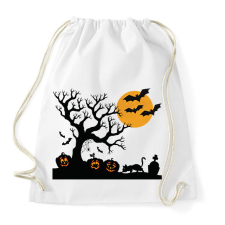 PRINTFASHION Rémisztő Halloween - Sportzsák, Tornazsák - Fehér tornazsák