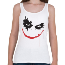 PRINTFASHION Rémisztő joker mosoly - Női atléta - Fehér női trikó