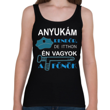 PRINTFASHION rendőr_10 - Női atléta - Fekete női trikó