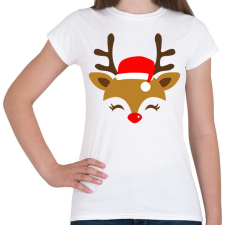 PRINTFASHION Rénszarvas  - Női póló - Fehér női póló