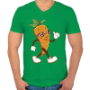 PRINTFASHION Répa - Férfi V-nyakú póló - Zöld