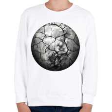 PRINTFASHION Repedt hold - Gyerek pulóver - Fehér