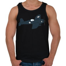 PRINTFASHION Repülő - Férfi atléta - Fekete
