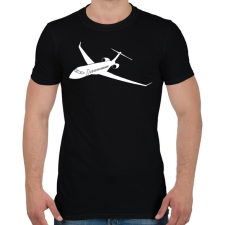 PRINTFASHION Repülő - Férfi póló - Fekete férfi póló