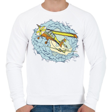 PRINTFASHION Repülő - Férfi pulóver - Fehér női pulóver, kardigán