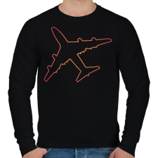 PRINTFASHION Repülő  - Férfi pulóver - Fekete férfi pulóver, kardigán