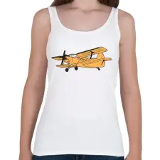 PRINTFASHION Repülő - Női atléta - Fehér női trikó