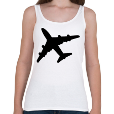 PRINTFASHION Repülő - Női atléta - Fehér női trikó