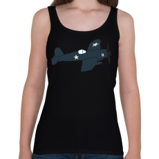 PRINTFASHION Repülő - Női atléta - Fekete