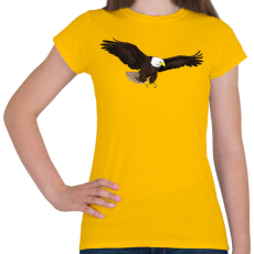 PRINTFASHION Repülő sas - Női póló - Sárga