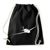PRINTFASHION Repülő - Sportzsák, Tornazsák - Fekete