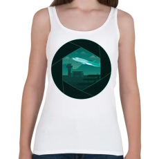 PRINTFASHION Repülőtér fotós - Női atléta - Fehér