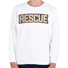 PRINTFASHION Rescue - Gyerek pulóver - Fehér