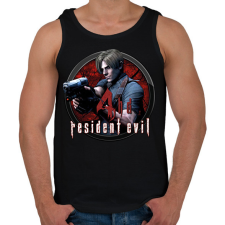 PRINTFASHION Resident Evil 4. - Férfi atléta - Fekete atléta, trikó