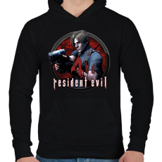 PRINTFASHION Resident Evil 4. - Férfi kapucnis pulóver - Fekete