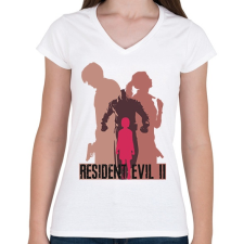 PRINTFASHION resident evilkeee - Női V-nyakú póló - Fehér női póló