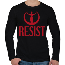 PRINTFASHION Resist - The Handmaid's Tale - Férfi hosszú ujjú póló - Fekete férfi póló
