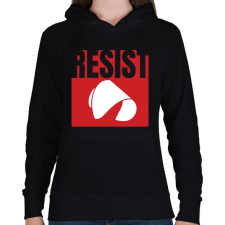 PRINTFASHION Resist - The Handmaid's Tale - Női kapucnis pulóver - Fekete női pulóver, kardigán