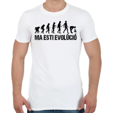PRINTFASHION Részeg evolúció - Férfi póló - Fehér férfi póló