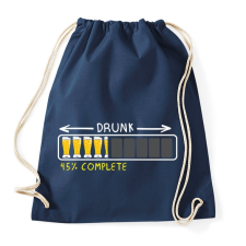 PRINTFASHION Részegedés folyamatban! - Sportzsák, Tornazsák - Sötétkék tornazsák
