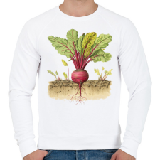PRINTFASHION Retek - Férfi pulóver - Fehér férfi pulóver, kardigán