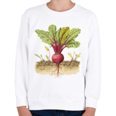 PRINTFASHION Retek - Gyerek pulóver - Fehér