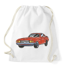 PRINTFASHION Retro autó - Sportzsák, Tornazsák - Fehér