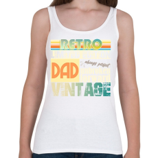PRINTFASHION retro dad - Női atléta - Fehér