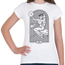 PRINTFASHION Retro hangulat - 50-es évek - Női póló - Fehér női póló