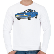 PRINTFASHION Retro kocsi - Férfi pulóver - Fehér férfi pulóver, kardigán