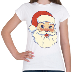 PRINTFASHION Retro Mikulás - Női póló - Fehér