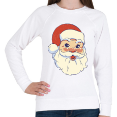 PRINTFASHION Retro Mikulás - Női pulóver - Fehér