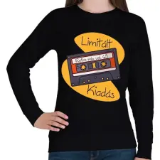 PRINTFASHION Retro mix vol 65 - Női pulóver - Fekete női pulóver, kardigán