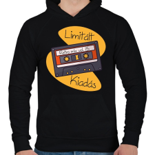 PRINTFASHION Retro mix vol 75 - Férfi kapucnis pulóver - Fekete női pulóver, kardigán