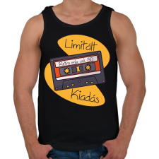 PRINTFASHION Retro mix vol 80 - Férfi atléta - Fekete atléta, trikó