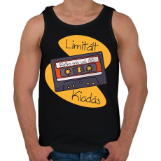 PRINTFASHION Retro mix vol 85 - Férfi atléta - Fekete