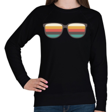 PRINTFASHION RETRO Napszemüveg - Női pulóver - Fekete