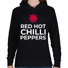 PRINTFASHION RHCP - Női kapucnis pulóver - Fekete