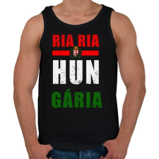 PRINTFASHION ria ria - Férfi atléta - Fekete atléta, trikó