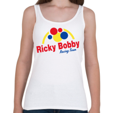 PRINTFASHION Ricky Bobby Racing Team - Női atléta - Fehér